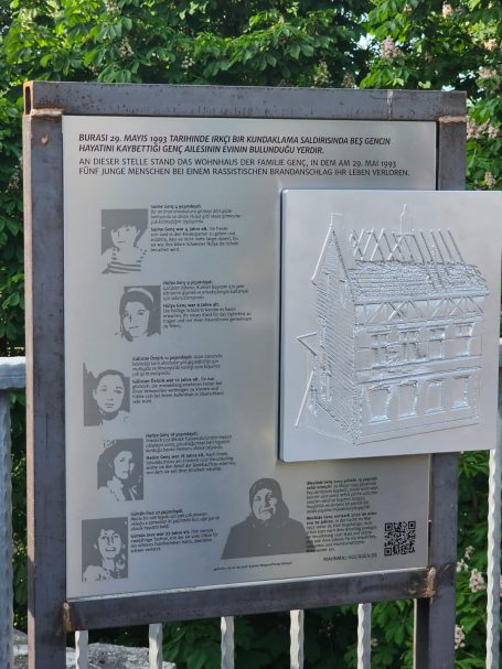 Gedenktafel in Solingen (Foto: privat)
